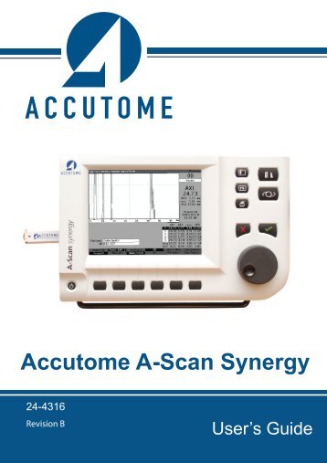 Accutome A-scan Plus  -  10